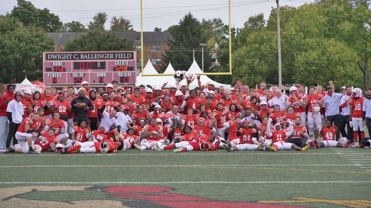 READ ALL ABOUT IT: Cards get big defensive performance in second half and later score 14 points over last three minutes of the game, soaring over the top to bounce rival Capital from Memorial Stadium and retain 'The Oar.' Full breakdown at link here! otterbeincardinals.com/news/2022/10/1…