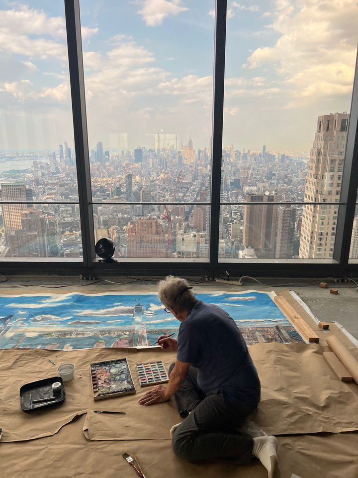 ToddStoneStudio's tweet photo. In the studio.
#On71at71 #toddstonestudio #watercolor #artist #painting #nyart #nyartist #3WTC #inthestudio https://t.co/TqF7RbrGAL