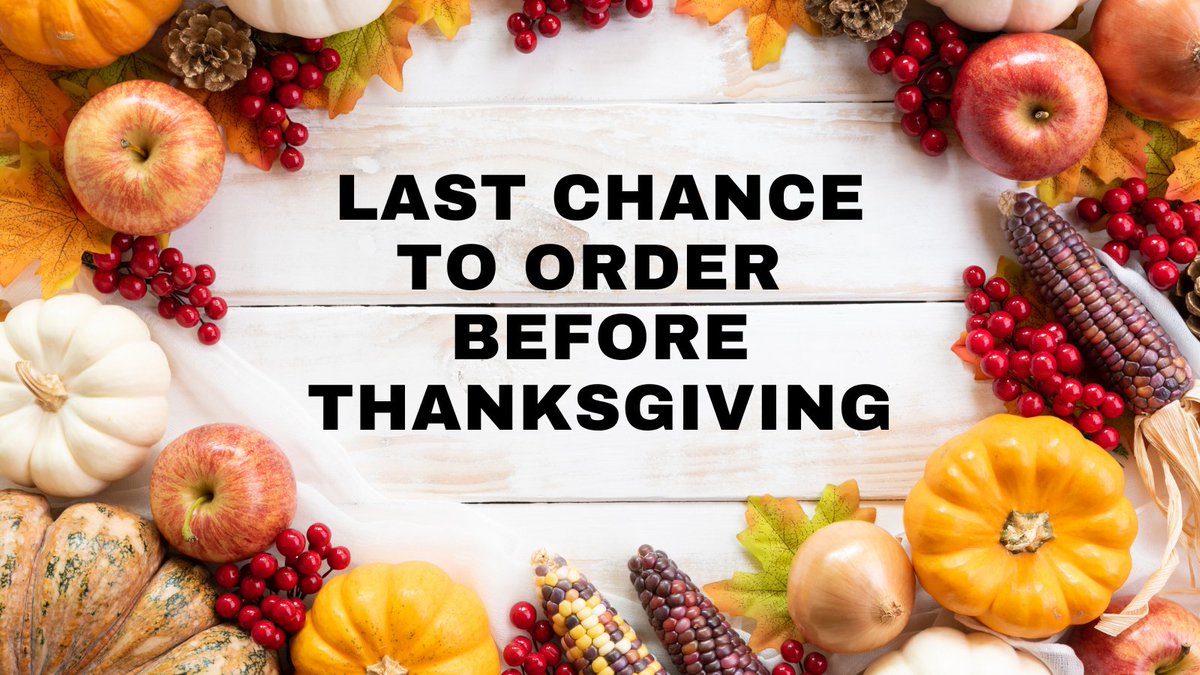 Here's your friendly Thanksgiving reminder: Best of Calgary Foods orders must be placed by 11:59 p.m. on Sunday to get your food before the big day. Browse our fresh veggies, ready-made sides, perfect proteins, delicious desserts and more!

Shop at bestofcalgaryfoods.com