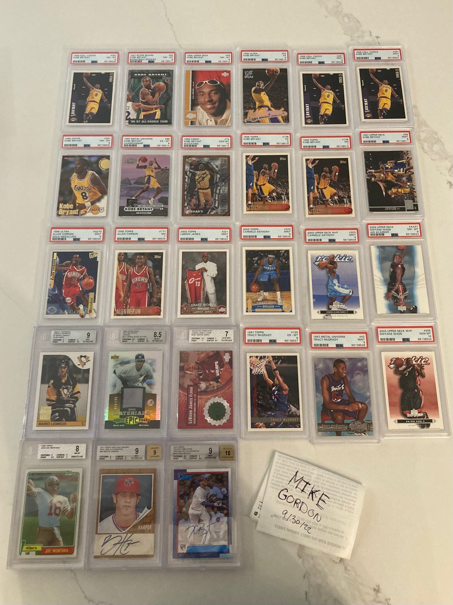 MGordon_16's tweet photo. @CardPurchaser All these - FS! https://t.co/jeuIN41C8J
