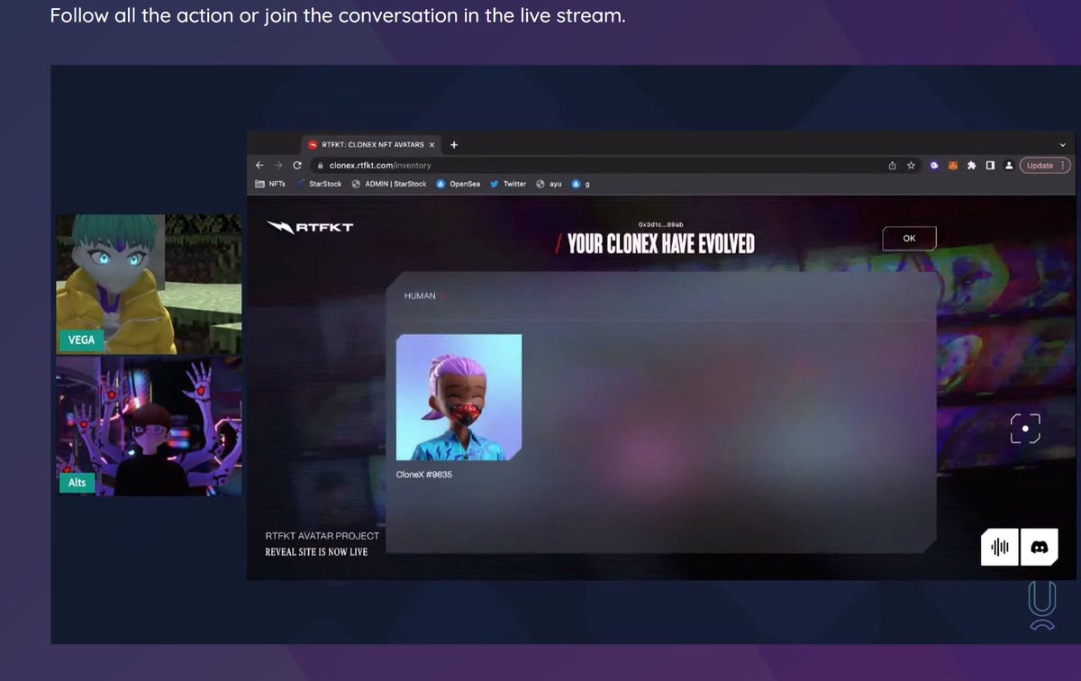 <a href="/GrailLive/">Grail - NFT Live Auctions</a> <a href="/VegaGenesisTM/">Vega</a> <a href="/Alts_Anonymous/">Alts Anonymous 🧐 🆙</a> Damn fn reveal   Someone got a deal !!