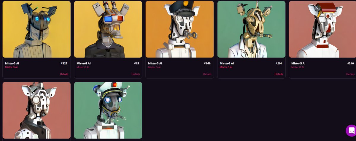 Just swept the floor of <a href="/MisterGClub/">Mister G Club | {Mr.G}</a> AI collection! Such a limited collection and now only a handful left...