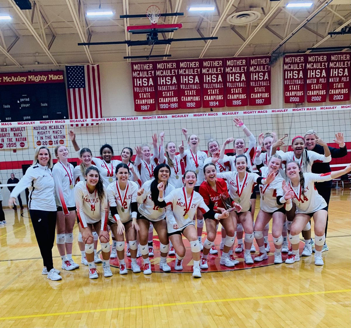 McAuley_VB's tweet photo. Congratulations to our Mighty Macs who are the 2022 Asics Challenge Champions! So proud of this team’s determination and fight all weekend long in one of the nation’s most prestigious HS tournaments. #TEAM https://t.co/ZvHLqU7t9o