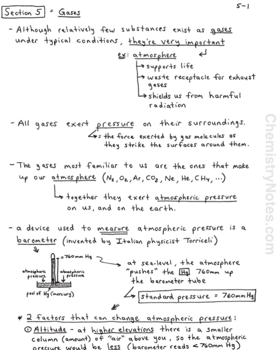 chem_notes_pdf's tweet photo. Some free lecture notes on GASES (if you need ‘em). https://t.co/xtSXHi6tra
👍🏼 
SECTION 5 - Gases &amp; Gas Laws (18 pages) https://t.co/LkDYsjORba