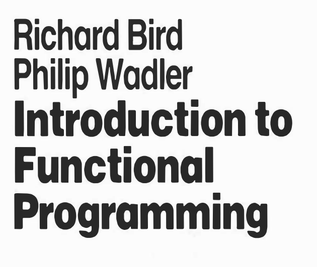 According to Erik Meijer - this is the best book ever on Functional Programming
x.com/headinthebox/s…