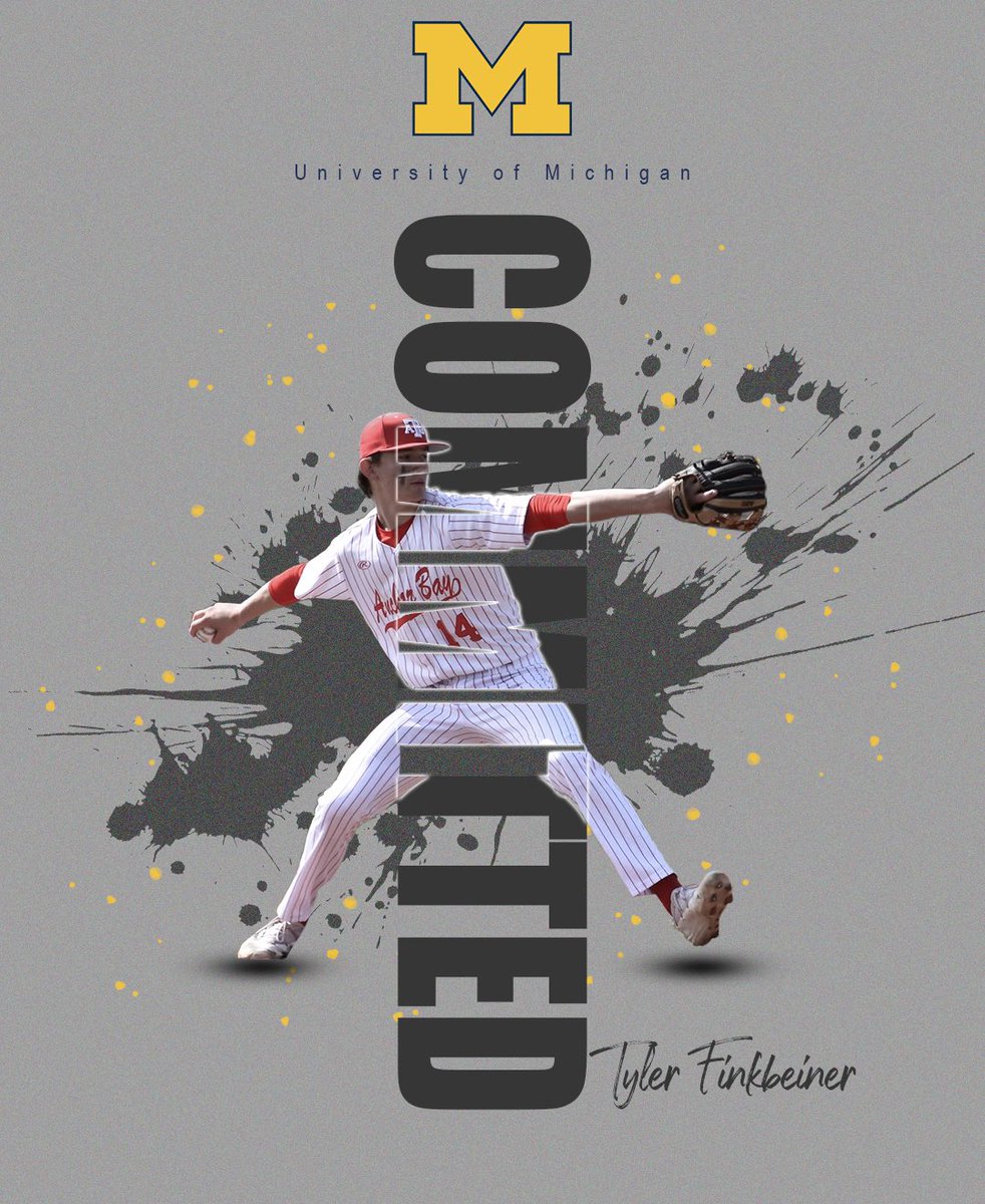 Ty Finkbeiner (@ty_finkbeiner13) on Twitter photo Excited to announce my commitment to the University of Michigan! <a href="/umichbaseball/">Michigan Baseball</a> <a href="/TracyJSmith13/">Tracy Smith</a> <a href="/bengreenspan22/">Ben Greenspan</a> <a href="/HuntzingerBrock/">Brock Huntzinger</a> Excited to announce my commitment to the University of Michigan! <a href="/umichbaseball/">Michigan Baseball</a> <a href="/TracyJSmith13/">Tracy Smith</a> <a href="/bengreenspan22/">Ben Greenspan</a> <a href="/HuntzingerBrock/">Brock Huntzinger</a>
