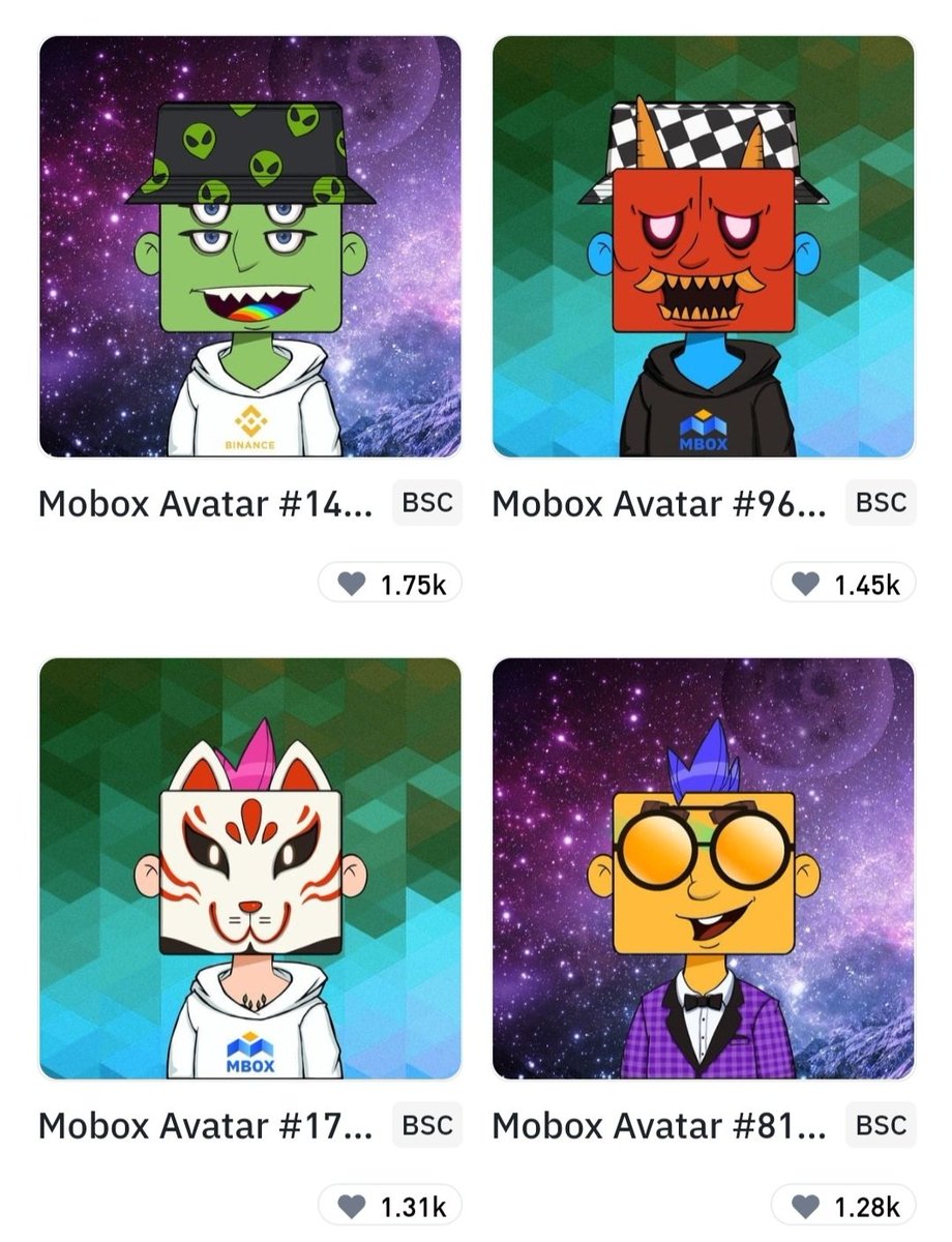 SyedZaib15's tweet photo. @MOBOX_Official Binance NFT and Web 3 top project @MOBOX_Official moboxavatar.nft domain available for sell in cheap price 2.5 Eth

Link https://t.co/0vE67WWZYE

Link https://t.co/mum7QNrlCt

Total NFT Collection volume in binance 3.1 Million dollars https://t.co/Bi3EXJcb1l