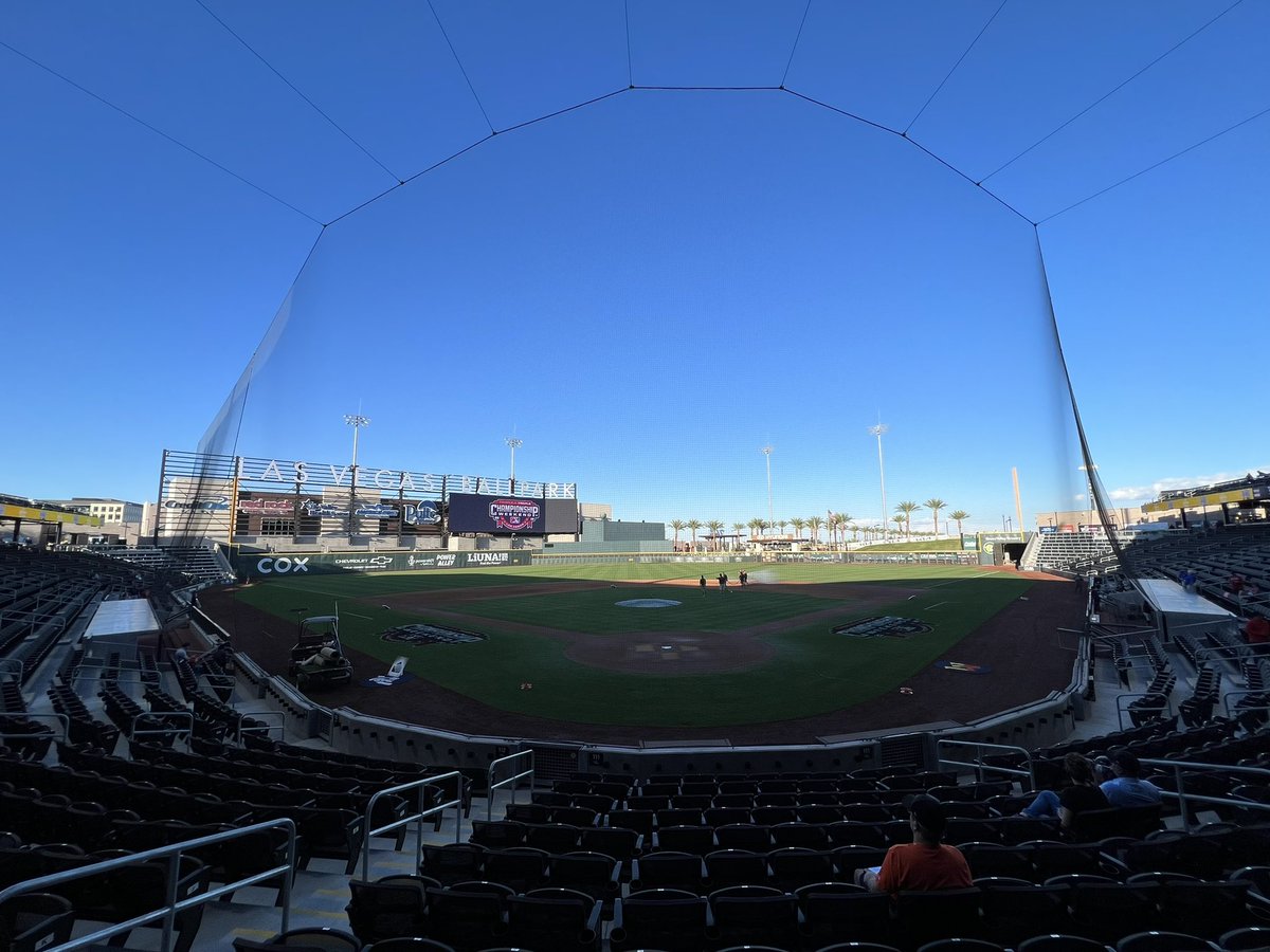 casinocollctve's tweet photo. Today’s baseball game is the International League championship game between the Durham Bulls (AAA/Tampa Bay Rays) &amp; the Nashville Sounds (AAA/Milwaukee Brewers)⚾️ winner plays the Reno Aces tomorrow! #TripleAWeekend https://t.co/28RHWFJSzV