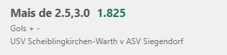 OlimpoBetting's tweet photo. 🏛 #OlimpoBetting 

📅 #02Out
🇩🇪 USV Scheiblingkirchen-Warth – ASV Siegendorfa (09:00)
📝 mais 2.75 gols asiáticos
📚 1.825 - Bet365
💵 2%

❤️ Curta se vc irá nessa bet https://t.co/TPnfB89pcY