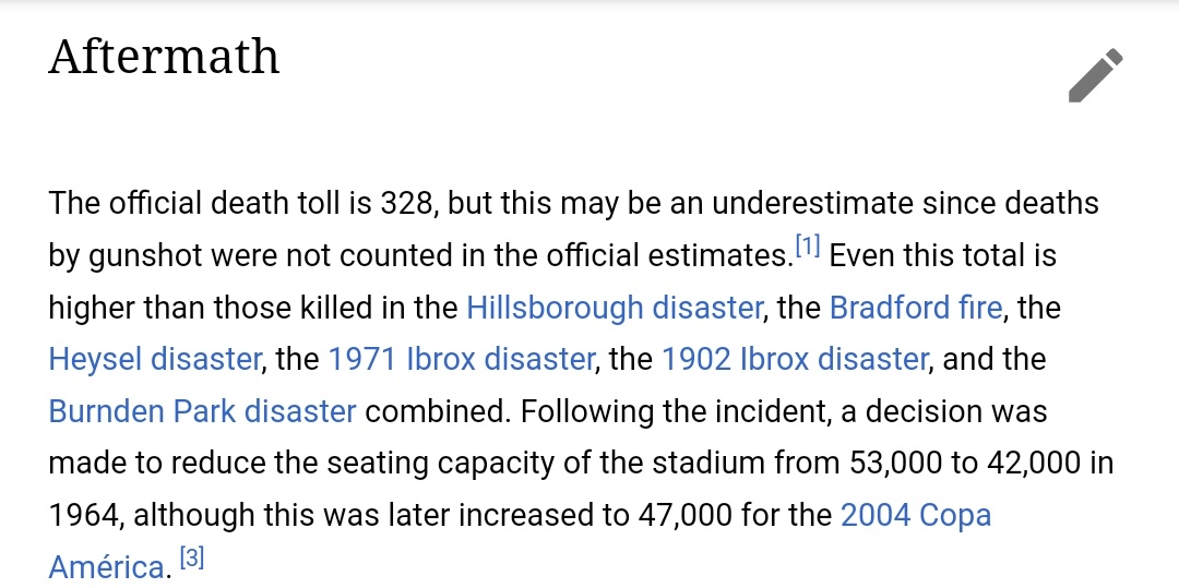 Bencana sepak bola terbesar di dunia itu terjadi di Lima, Peru tahun 1964 menewaskan 328 jiwa. Tebak pencetusnya apa? Gas air mata.