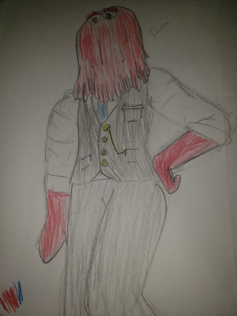Razlet_lol's tweet photo. I drew #RedGuy from #DontHugMeImScared like 20 times today but here are some of the decent ones https://t.co/HLJ5343LE2