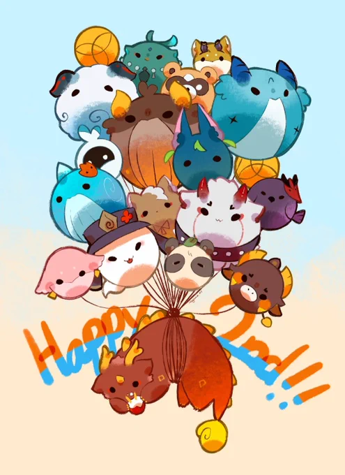 Happy 2nd Anniversary#GenshinImpact #原神 #原神2周年 