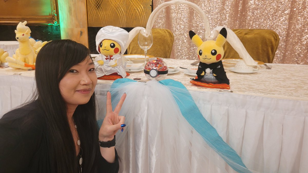 DJBelinda1's tweet photo. Congrats @PoGoKieng and @hsineerg 🥳 #kiendy #PokemonGO #pokemonwedding #Pokemon https://t.co/509vsWtqeY