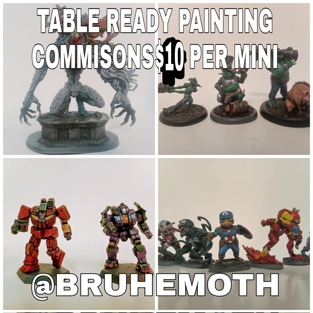 Bruhemoth's tweet image. Inflation amirite 

Higher me to paint you stuff and inflate your ego with how good your minis will look if I paint them
