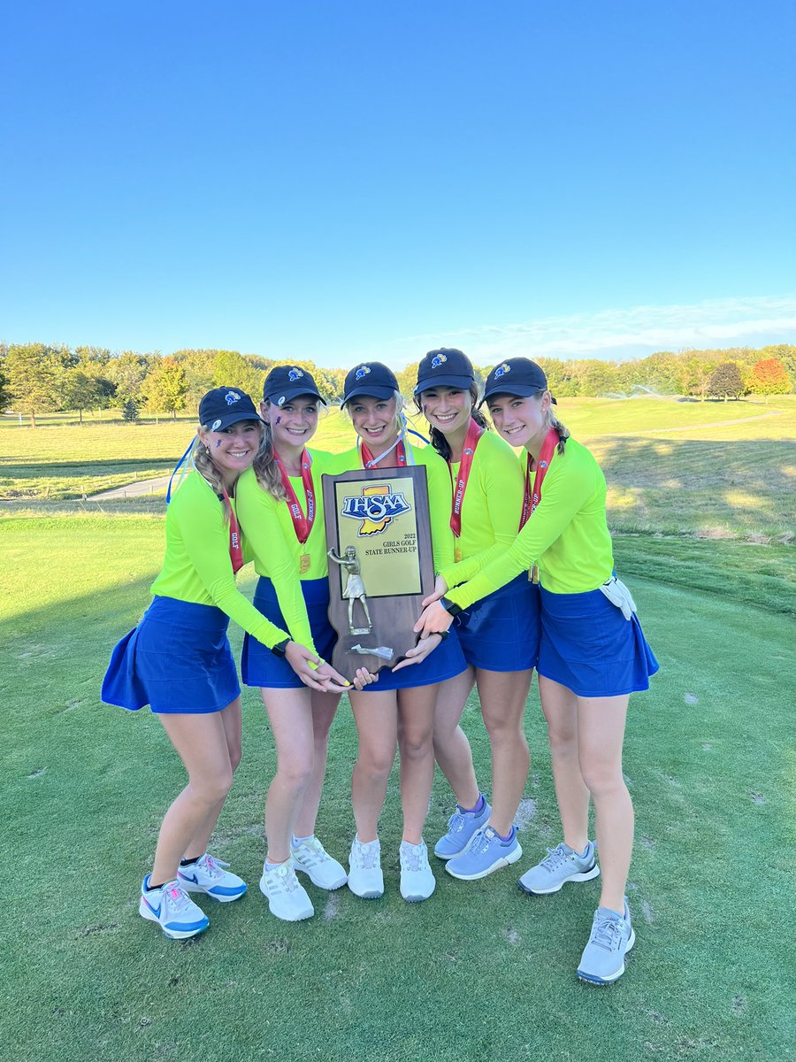 CastleGirlsGolf's tweet photo. STATE RUNNER-UP🥈

The Lady Knights ended their season today with a 2 day total of 643. Sophomore Ashley Kirkland was the individual runner-up with a score of 151. Congrats on a great season girls, we are so proud of you!

Go Knights!💙💛 https://t.co/0ac9QW6cCK