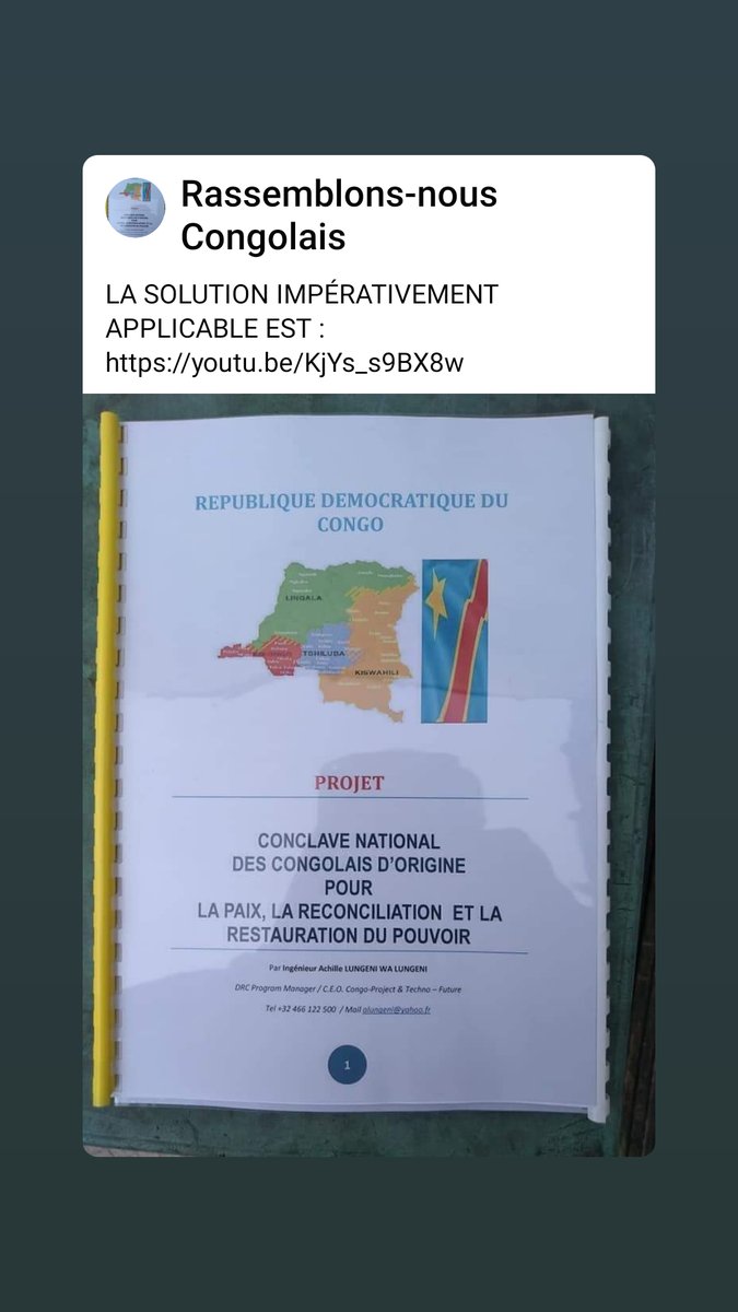 Achille LUNGENI Maweze tweet media