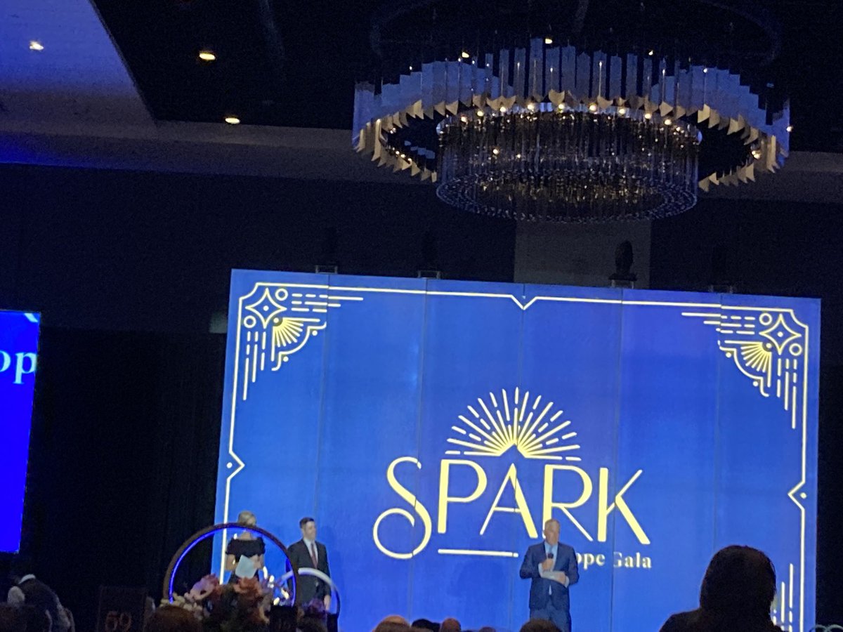 krglick's tweet photo. Great to celebrate ⁦@rmhckc⁩  at #sparkgalakc https://t.co/CWlFJ8S7rL