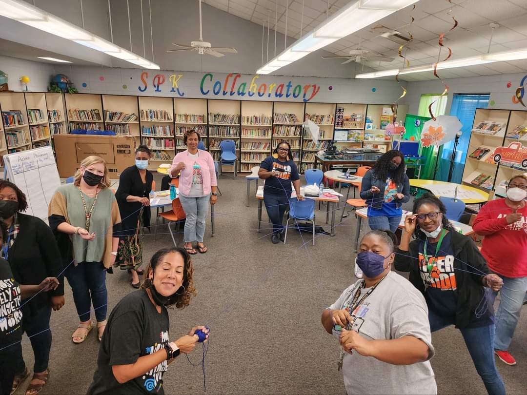 SophiaPKingston's tweet photo. Our teachers are learning how to support our scholars social and emotional well-being! At SPK, we teach the “whole child”! Sending a special thank you to our BARR Coach Ms. Lia Watts and PD Facilitator Tagwana. #TeamSelmaConnected #TeamSPK #barrresults https://t.co/POGdXh3y7l