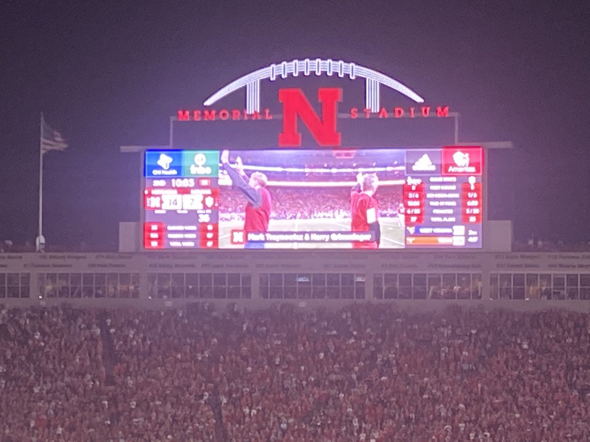 Mr. Grimminger in the house! #HomegrownHuskers