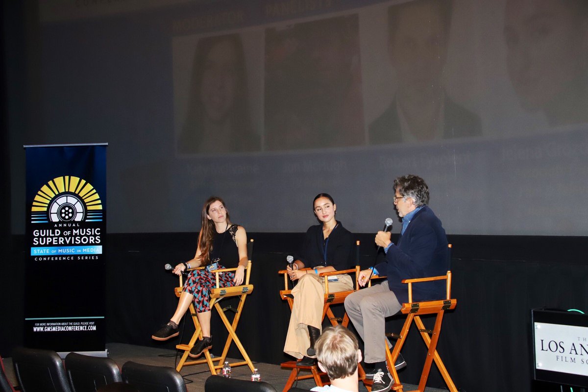 guildofmusic's tweet photo. What an incredible discussion about licensing songs on an indie film budget! Thank you to Jonathan McHugh, Jelena Grozdanich, and Robert Fyvolent for sharing your expertise and thank you Katy McIlvaine for excellently moderating!
#GMSCon2022 #musicsupervisor #JoinGMS https://t.co/7BU1pDenuc