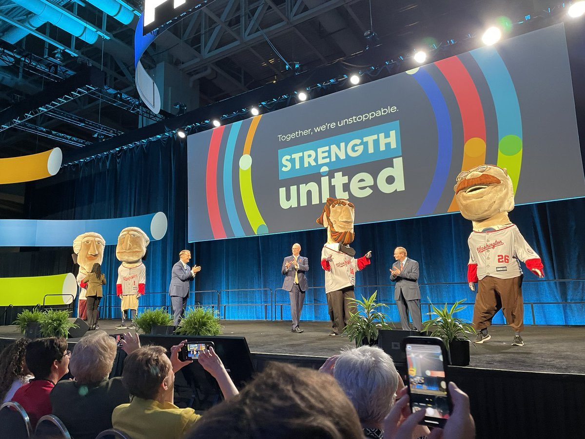 Mr. Martin, Dr. Ransone and Dr. Furr all have coordinated gray suits as they back up the new president Dr. Tochi Iroku-Malize. Obviously, they are fashion icons.