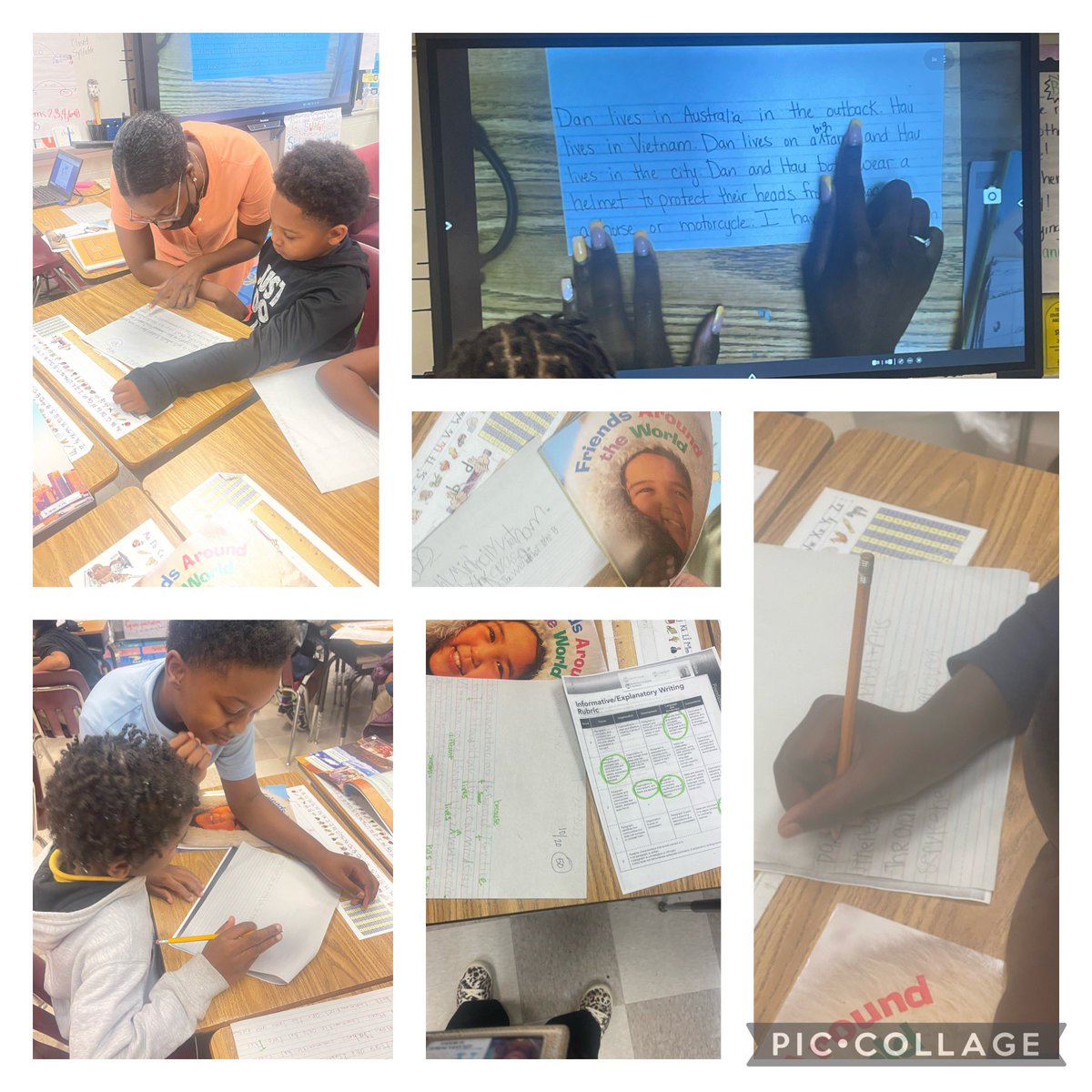 EJones1Support's tweet photo. Miles Elementary’s second graders write everyday.  The writing workshop in Ms. Glover’s class is evident! #writeeveryday https://t.co/VguTlWEpGh