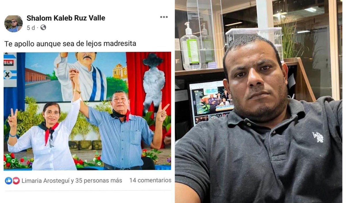 Hijo de alcaldesa sandinista de #ElSauce apoya a su mamá desde #EEUU, denuncian opositores: 100noticias.com.ni/politica/11870…