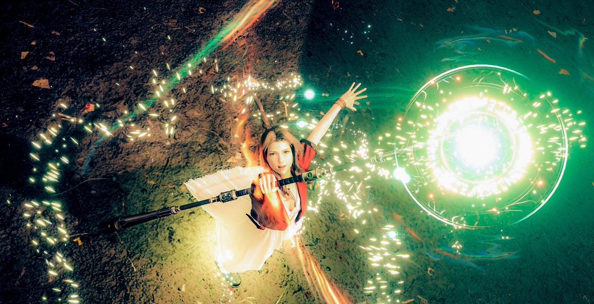 Ao__sly's tweet image. 展示会準備終わった〜！

#GMVPer
≡ #FF7R #FF7_inter≡

#WVPAction
#VirtualPhotography