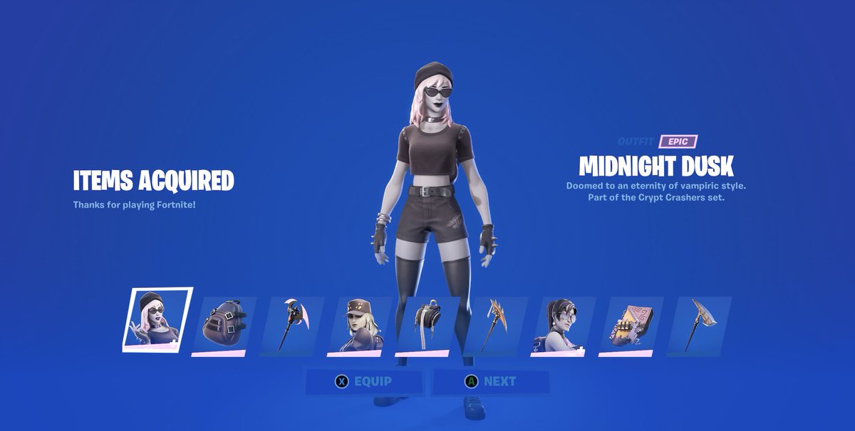 ComicBookGrey's tweet photo. Big Fan Of These Spooky Ladies. These Are The Vibes I Need. https://t.co/ZngTkYnVcl #TwitchAffliate #epic #fortnite #fortnitecosmetics #battleroyale #ingamecosmetics #dark #nightsurf #bomber #dusk #midnight #itemshop #daily #twitch #twitchstream #arachne https://t.co/HEIt6D6qgk