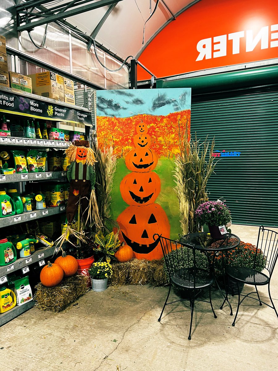 Great job John J on your wonderful painting for our garden center thank you :)