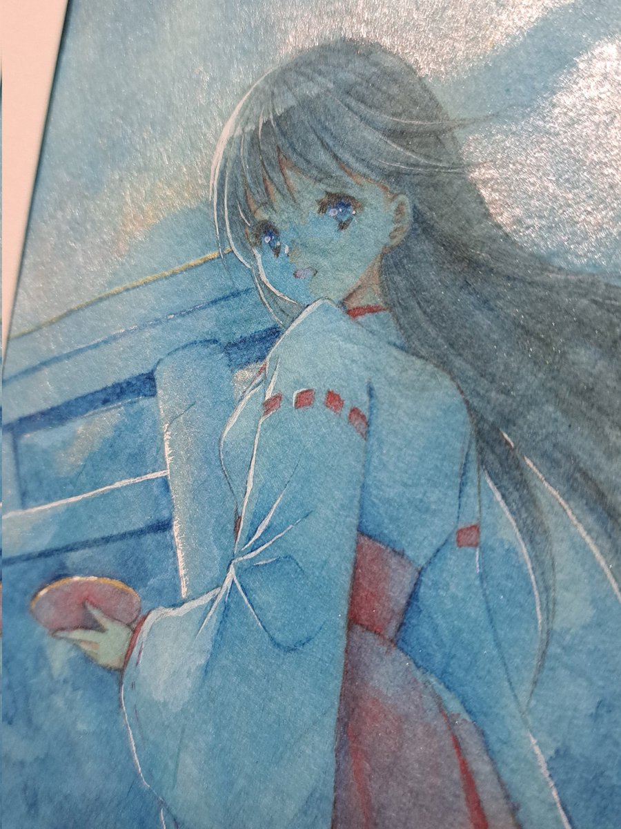 「本日10/2からは美濃市でのグループ展スタート展示絵の販売は未だ悩み中…ひとまず」|ささつゆ🦊5/5【COMITIA144】H28b📚5/6【A40】参加のイラスト