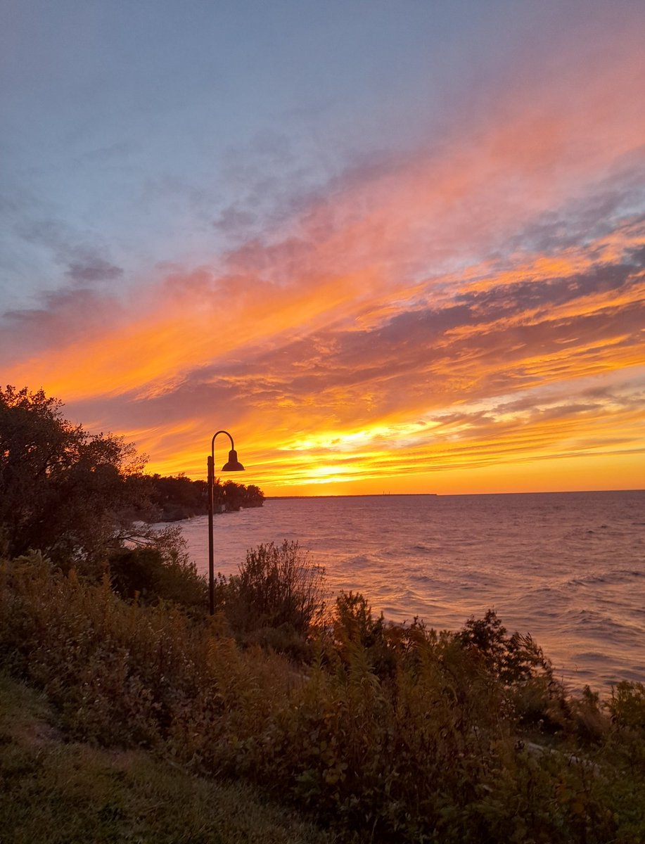 IAnalyzeGenomes's tweet photo. Today's evening euphoria at Lakewood park. #SolsticeSteps #LakeErie #AfterSunset #NoFilter https://t.co/XzRmZWuYU8
