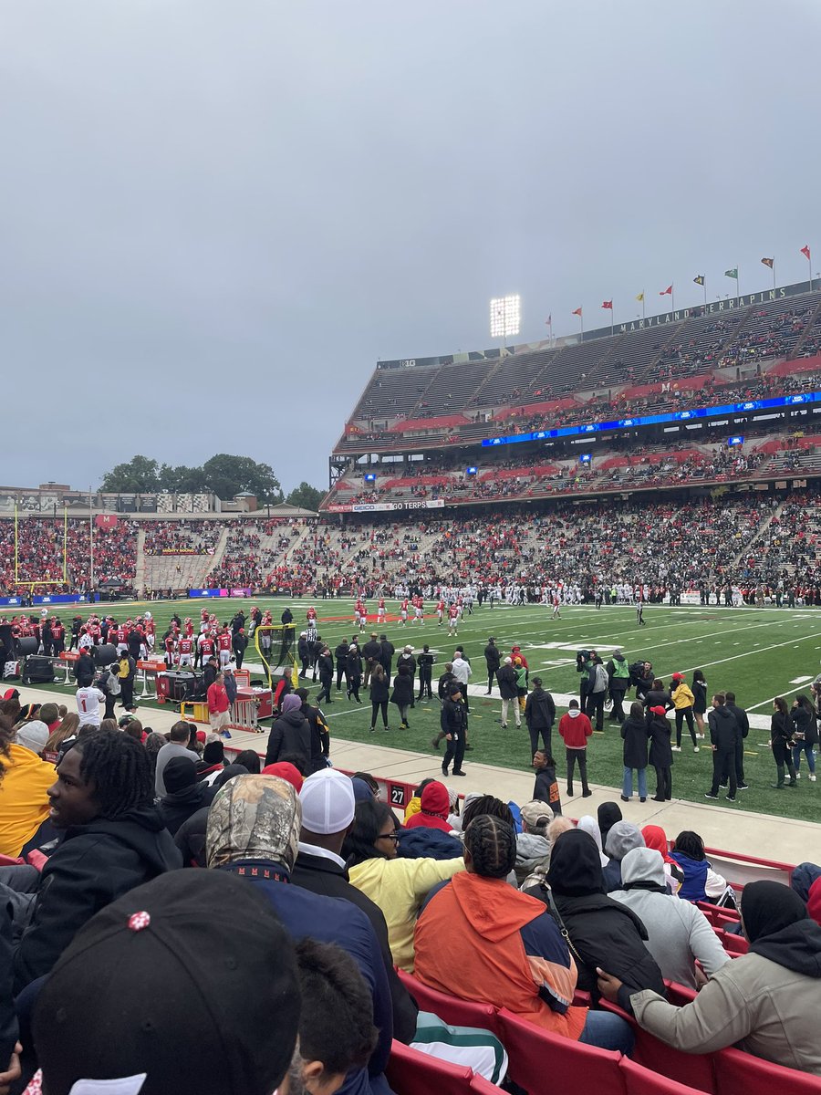 Had a great time at the University of Maryland. Great win! Thanks for having me @GunterBrewer @coachscott33