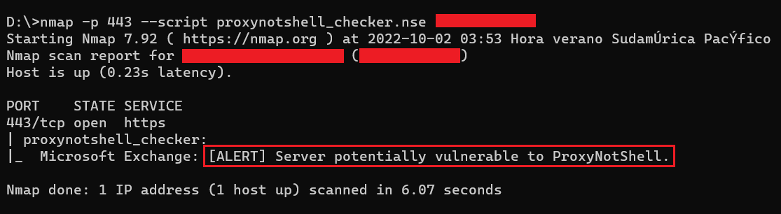 I wrote a quick Nmap script to scan for servers potentially vulnerable to #ProxyNotShell (based on Microsoft's recommended URL blocking rule) I hope it can be useful for someone :) [+] github.com/CronUp/Vulnera… #0day CVE-2022-40140 CVE-2022-41082
