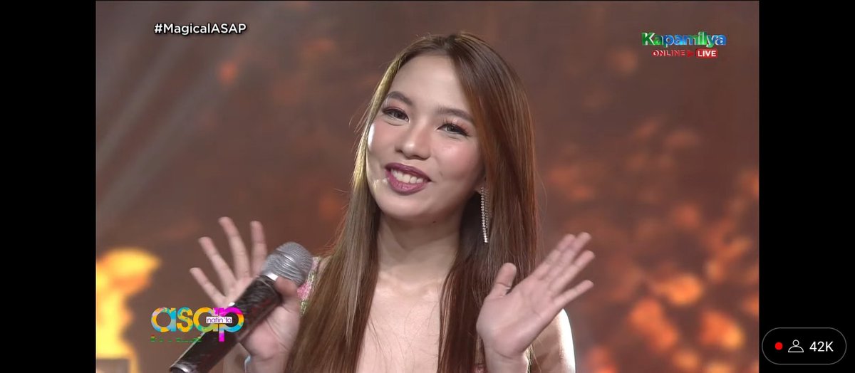 Idolph_Ann's tweet photo. Ann Raniel on ASAP natin to' 🧡🤍

@annraniel_ 

#MagicalASAP https://t.co/gAxqVkFSU4
