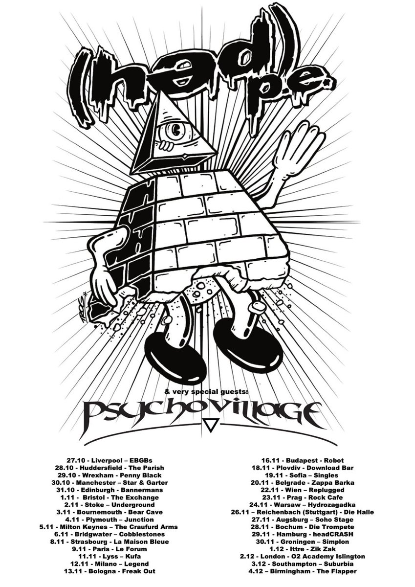 GoodforAudioEnt's tweet image. Excited to be a stop on the @hedpe #LastChanceTour get down to XS at Penny Black #WREXHAM on 29th October.
facebook.com/events/s/hed-p…

@NEWMETALPRO 
@Wxmeventsguide 
@wrexham 
@NWalesSocial 
@northwaleslive