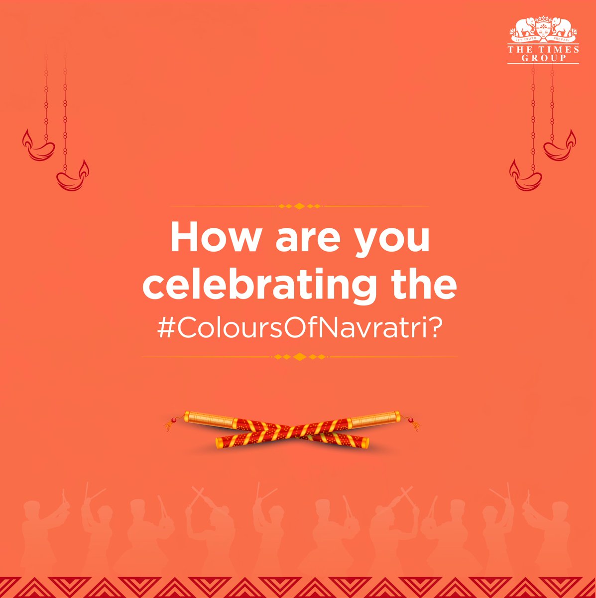TimesResponse's tweet photo. The seventh day of Navratri is associated with the colour orange which represents energy and positivity in the world of marketing, aptly brought out in this ad by ICICI. 

#ColoursOfNavratri #PowerOfPrint #Navratri2022 #Timesresponse #ImpactfulAds https://t.co/s78UBKDMdE