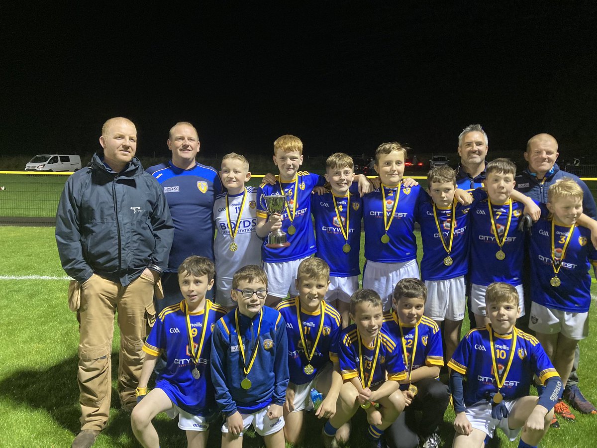 MoneyglassGAC's tweet photo. We had a great day at the Paul McKeever tournament which was once again impeccably hosted by @casementsgac After a slow start the boys came away as B Cup winners. Some excellent football from all the teams involved and memories made for life. https://t.co/jsCTp3JPMn