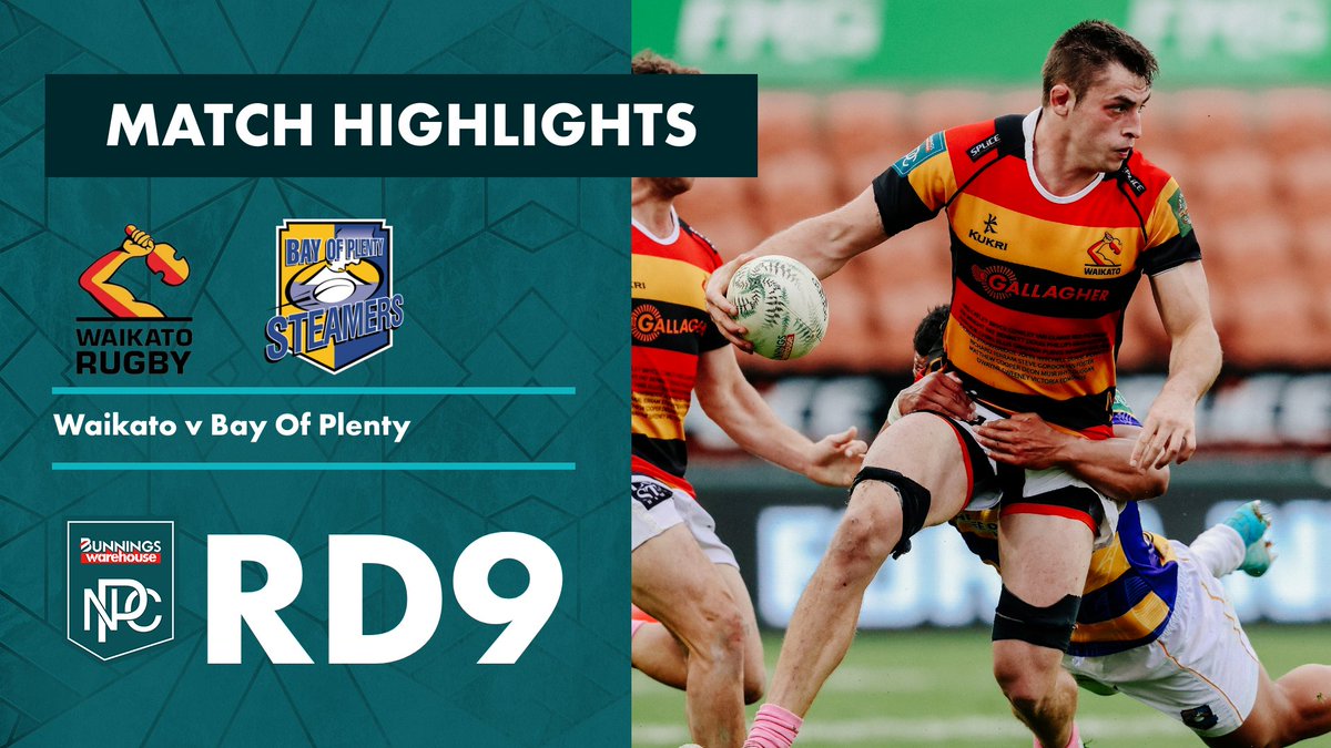 HiluxNPC's tweet photo. HIGHLIGHTS | @WaikatoRugby and @BOPRugby face off in this final round thriller!
WATCH ๐๏ธhttps://t.co/2VG627DTBx
๐ฅ: @skysportnz
#BunningsNPC #WAIvBOP https://t.co/i9KWa71nLf