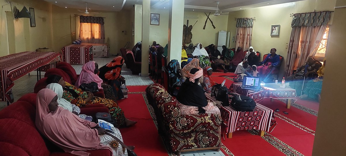 YacReki's tweet photo. Formation des femmes micro entrepreneures de Dosso en technique de vente et emballage, en prélude au #FONAF. C'était au Palais du sultanat de Dosso.Le Centre #2MINVEST s'engage à mettre en place un Trajet d'Accompagnement Entrepreneurial aux participantes femmes Transformatrices. https://t.co/aNPiYmIVAE