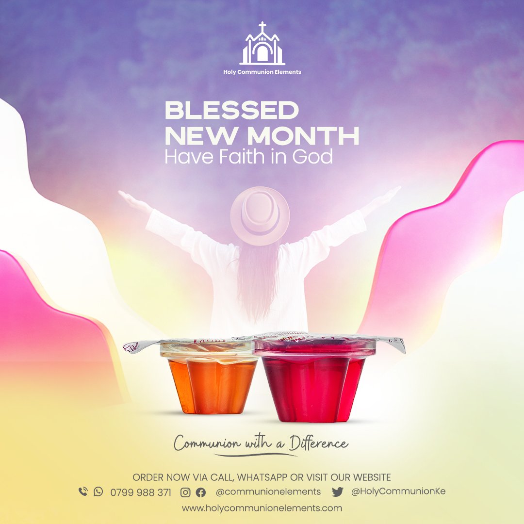 HolyCommunionKe's tweet photo. Have a blessed #holycommunionsunday and a month full of God’s favor.
.
.
#CommunionWithADifference #holycommunion #safecommunion #CommunionSunday #love #october https://t.co/TDElXQZlnk