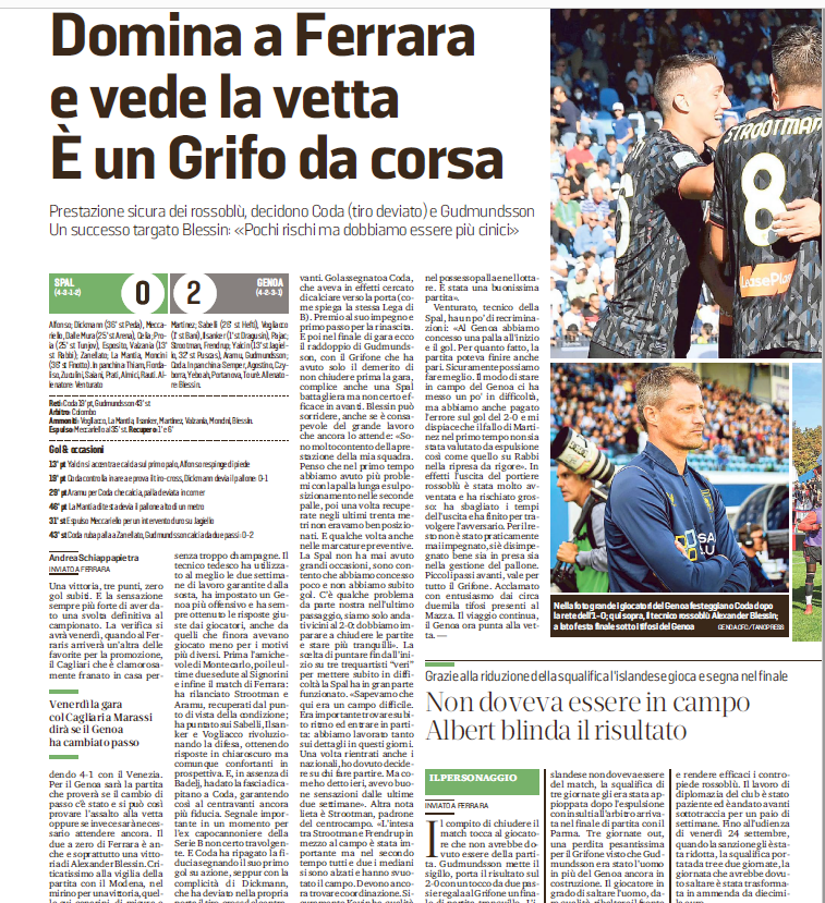 DarioAdragna1's tweet photo. #Genoa #SpalGenoa https://t.co/wdSfrVvaWs