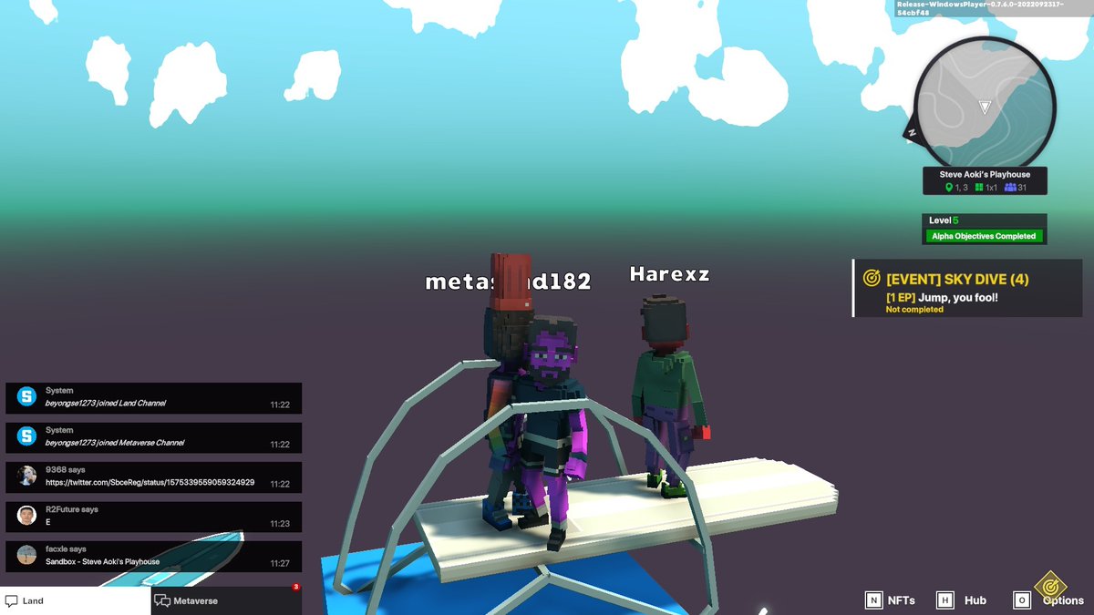 cathareenmon191's tweet photo. @TheSandboxGame @steveaoki I just participated in the #SandboxAlphaS3Giveaway for a chance to win 500 SAND! Found the high diving board in @steveaoki's Playhouse, check out my screenshot below!
👇 https://t.co/3ulfEFKXmJ