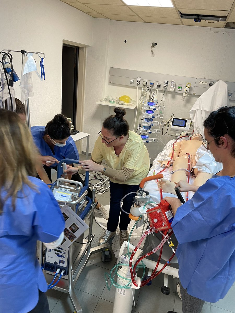 Cesu2A's tweet photo. Formation ECMO pour les IDE et AS de la réanimation du CH Ajaccio !
Apports théoriques, ateliers et simulations hautes fidélités !!! 🫀🫁Merci au Docteur Jean- François CESARI DE GIORDANI 🥰 et à Paule Marie, Céline et Sandrine 😍
Bravo à tous !!! 🙌👏
#ecmo #cesu2a #CHAjaccio https://t.co/FQAy157cKD