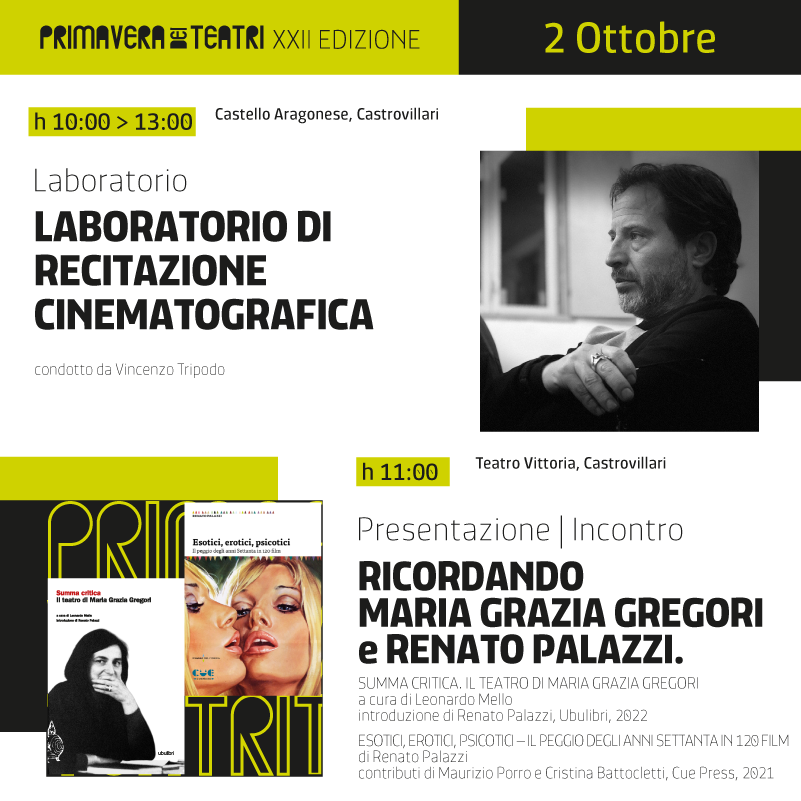 PrimaveraDeiTea's tweet photo. 1/2
Programma del giorno๐๐จ๐ฆ๐๐ง๐ข๐๐ ๐ ๐๐ญ๐ญ๐จ๐๐ซ๐ - ๐๐๐ฌ๐ญ๐ซ๐จ๐ฏ๐ข๐ฅ๐ฅ๐๐ซ๐ข
#PdT2022 #primaveradeiteatri https://t.co/oPFSWXMyBO