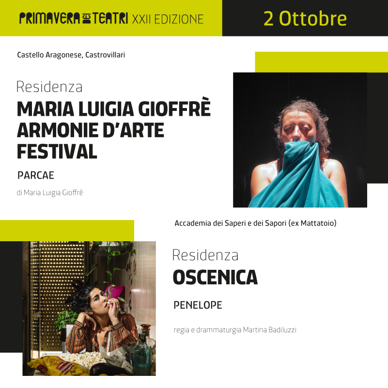 PrimaveraDeiTea's tweet photo. 1/2
Programma del giorno๐๐จ๐ฆ๐๐ง๐ข๐๐ ๐ ๐๐ญ๐ญ๐จ๐๐ซ๐ - ๐๐๐ฌ๐ญ๐ซ๐จ๐ฏ๐ข๐ฅ๐ฅ๐๐ซ๐ข
#PdT2022 #primaveradeiteatri https://t.co/oPFSWXMyBO