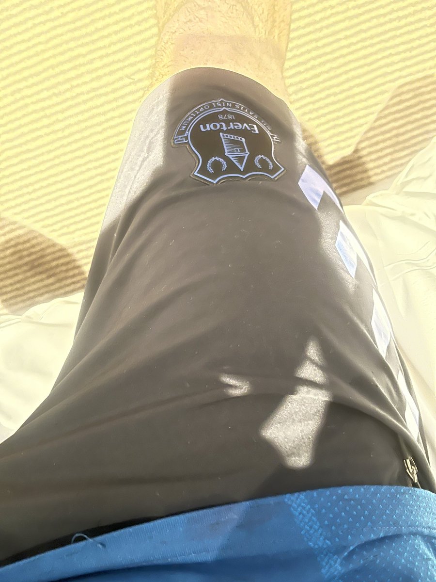AGally23's tweet photo. London Marathon ready 
UTFT @Everton 💙💪🏻🏃🏻 https://t.co/mJpWnw13fP