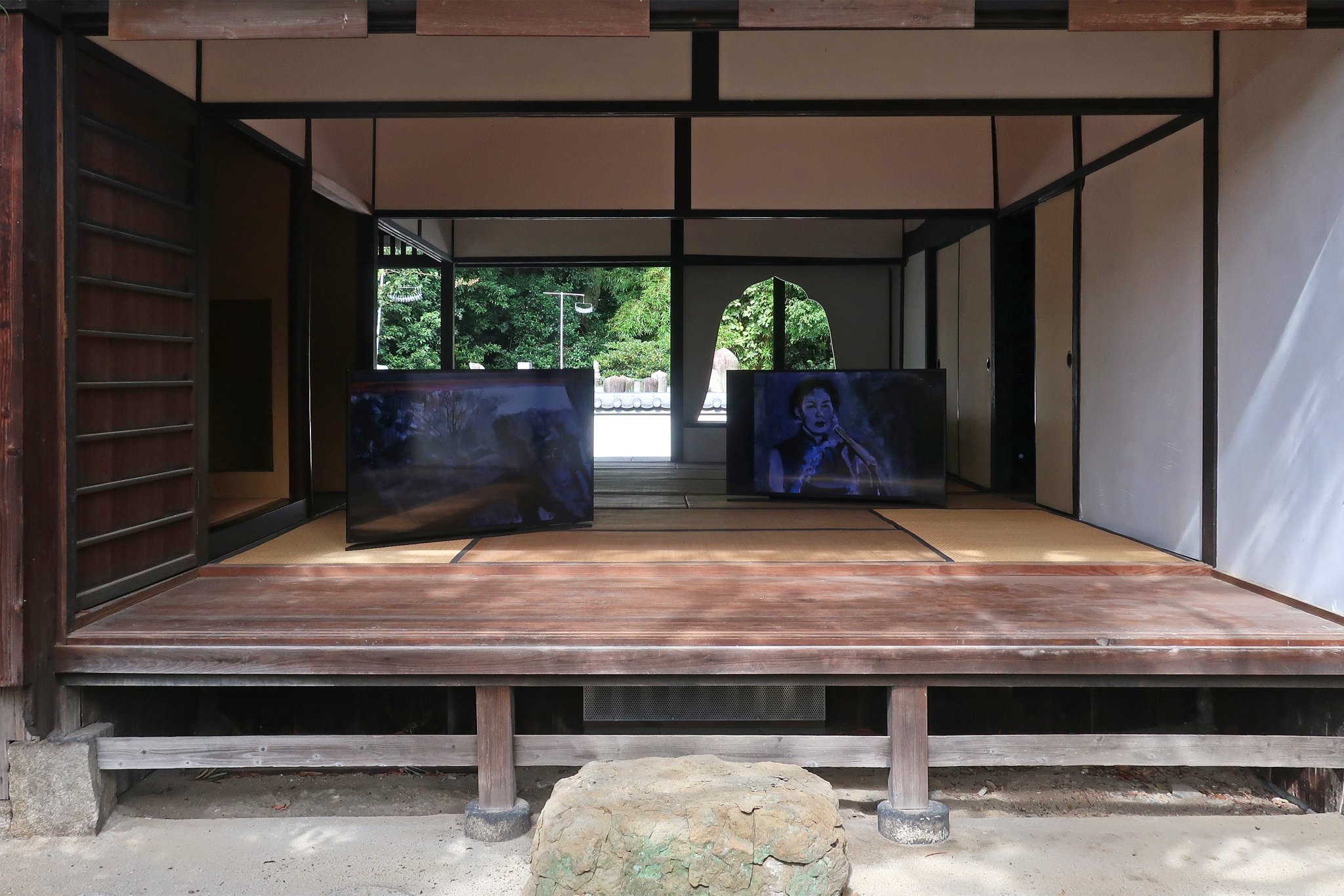 タケ on Twitter: "福岡アジア美術館「 #エモーショナル・アジア 」展のサテライト会場、 #幻住庵 (福岡市博多区)の境内にある虚 ...