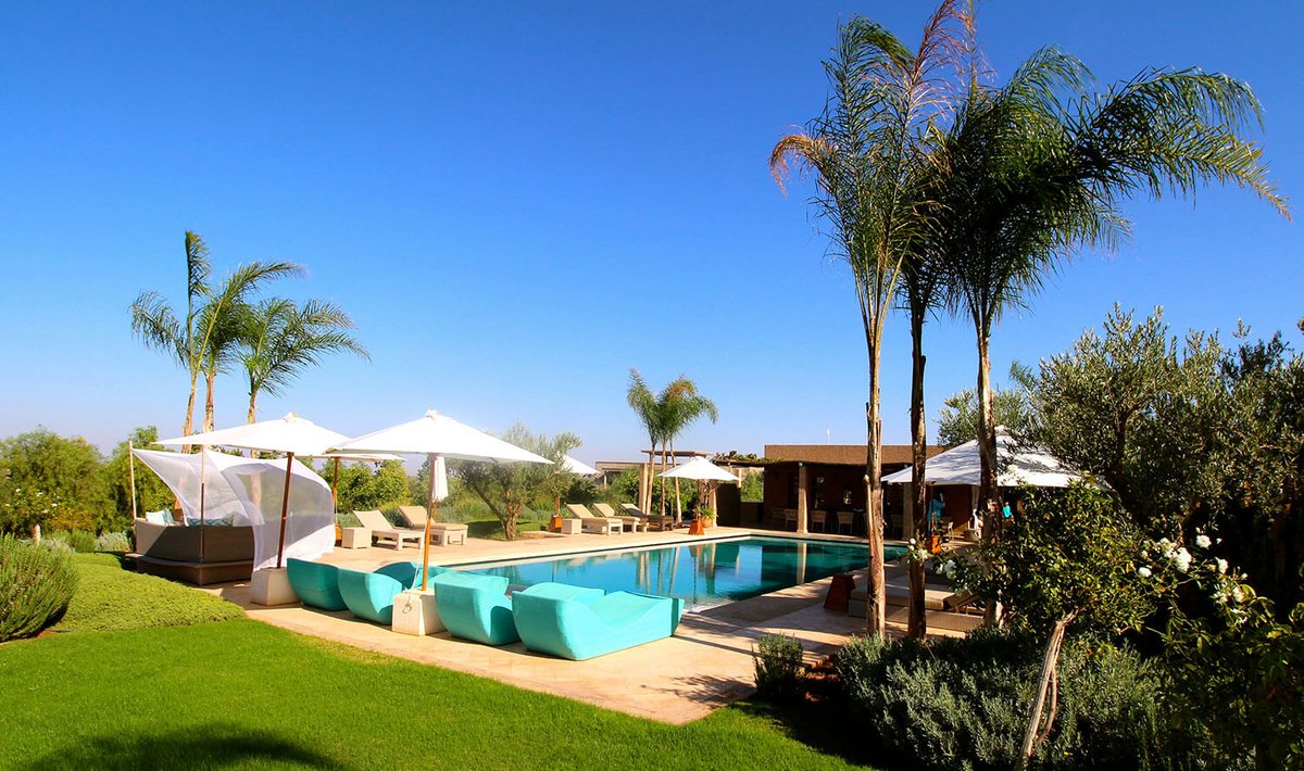 Still haven't planned your #halfterm #holiday to #Morocco? Our flagship #villa, Cobalt Blue is available for a week from 15/10. This stunning catered villa with heated #pool, #spa and #tennis court is now reduced from £15,000 for the week down to £14,250 for up to 10 guests