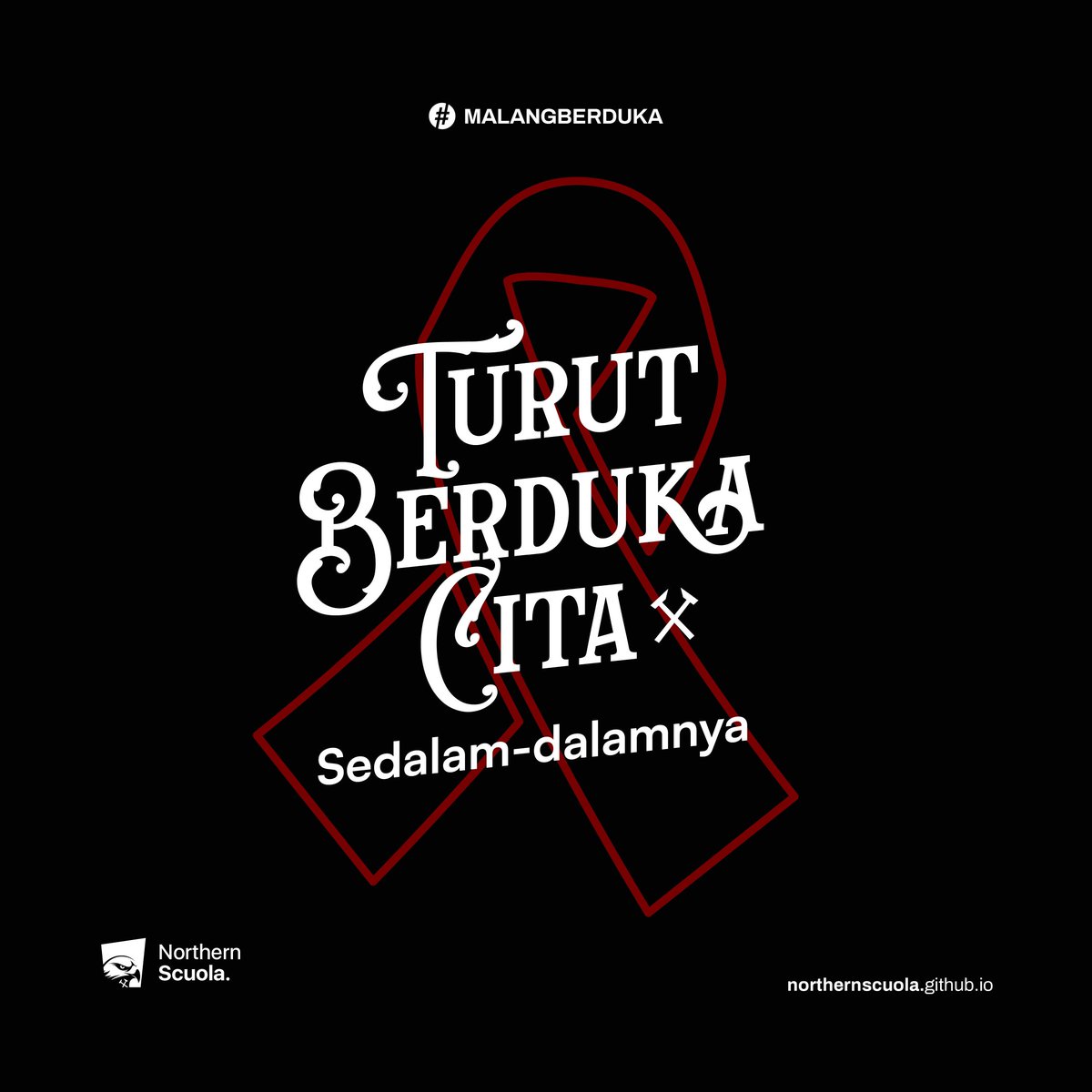 NorthernScuola's tweet photo. "Turut Berduka Cita Sedalam-dalamnya"

#kanjuruhan #kanjuruhandisaster https://t.co/mvYVrjbNkg